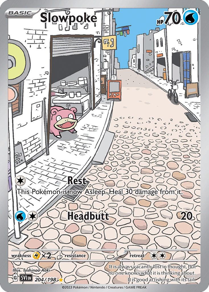 Scarlet & Violet Slowpoke #204/198