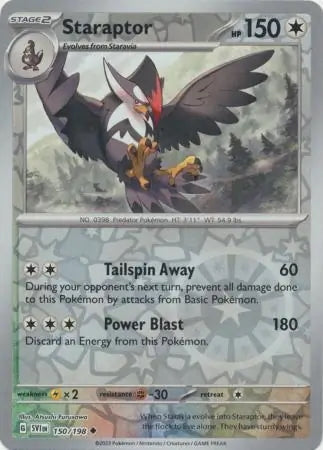 Scarlet & Violet Staraptor #150/198 reverse holo