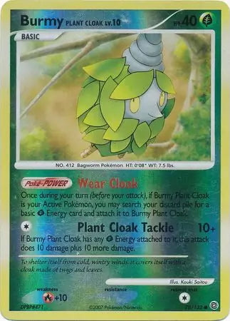 Secret Wonders Burmy Plant Cloak #78/132 reverse holo