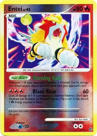 Secret Wonders Entei #4/132 reverse holo