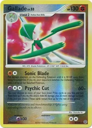 Secret Wonders Gallade #6/132 reverse holo