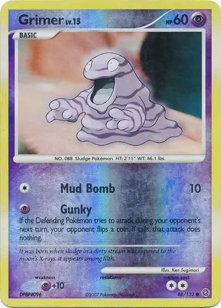 Secret Wonders Grimer #88/132 reverse holo