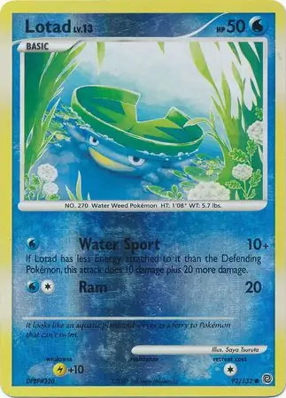 Secret Wonders Lotad #92/132 reverse holo