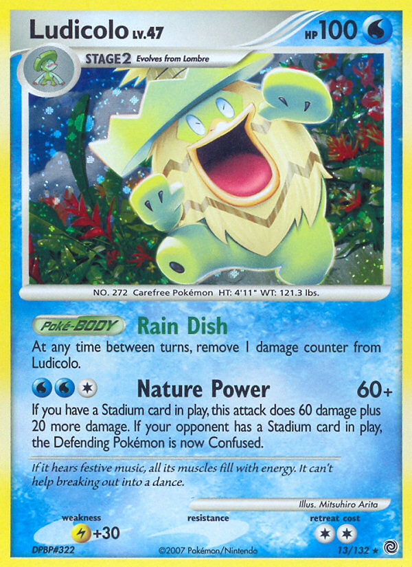 Secret Wonders Holo Ludicolo #13/132