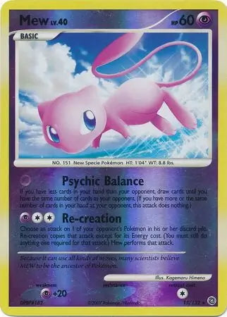 Secret Wonders Mew #15/132 reverse holo