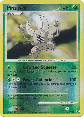 Secret Wonders Pinsir #59/132 reverse holo