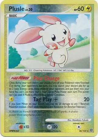 Secret Wonders Plusle #36/132 reverse holo