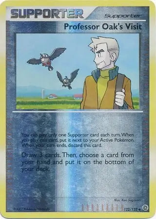 Secret Wonders Professor Oak's Visit #122/132 reverse holo