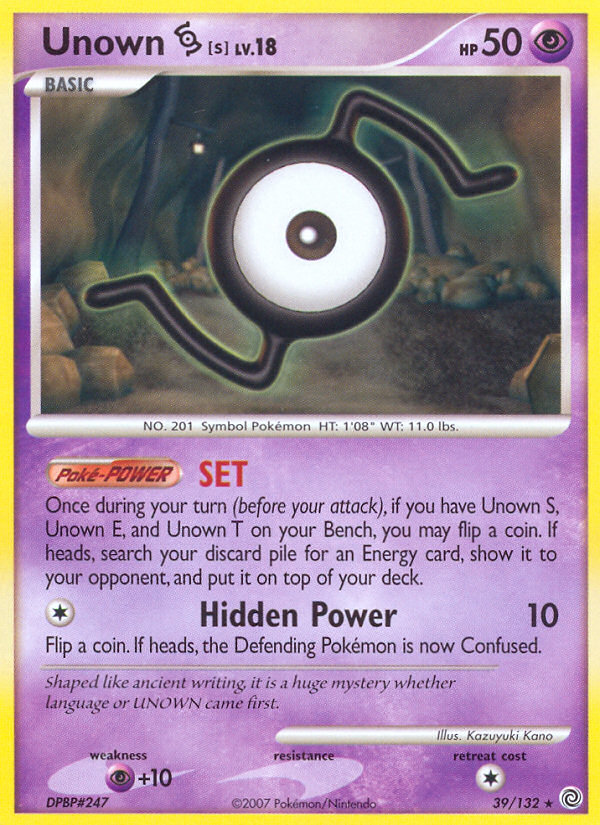 Secret Wonders Unown S #39/132