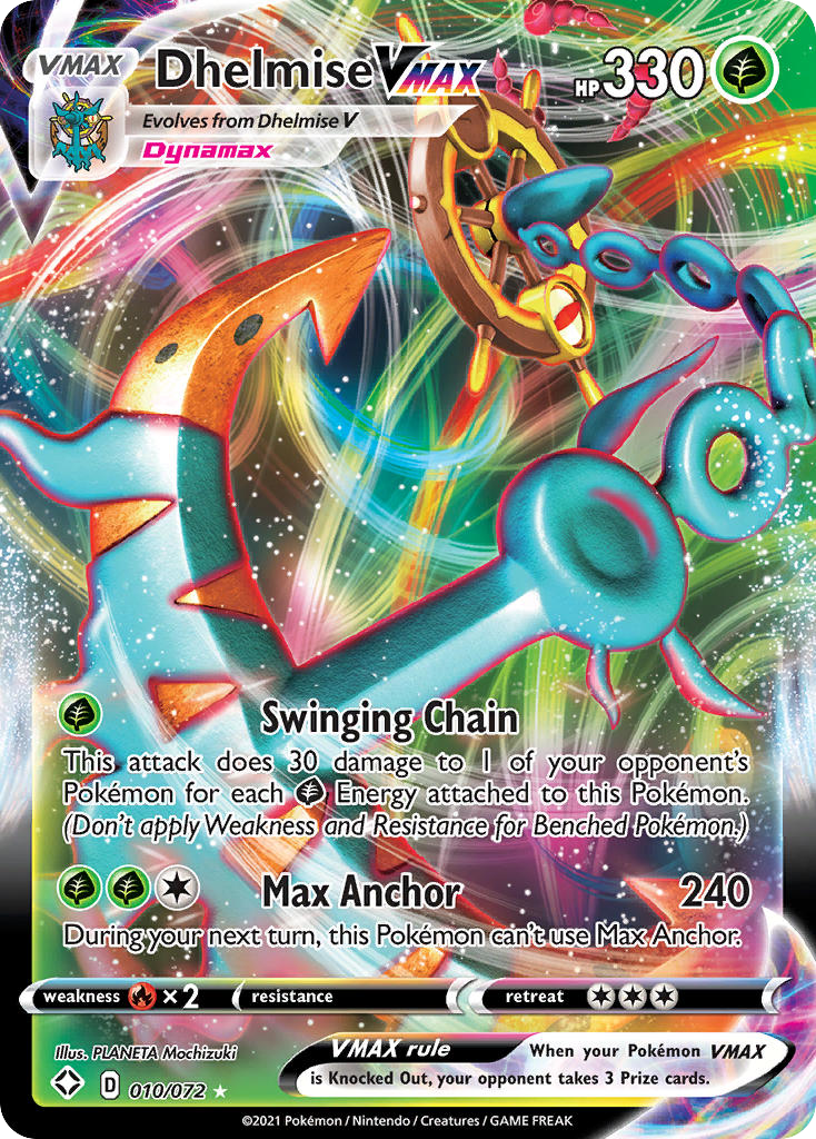Shining Fates Dhelmise VMAX #10/72