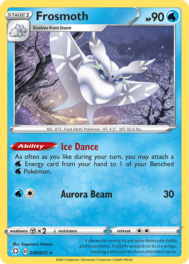 Shining Fates Holo Frosmoth #30/72