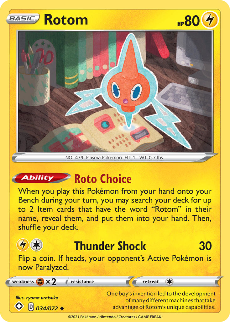 Shining Fates Rotom #34/72