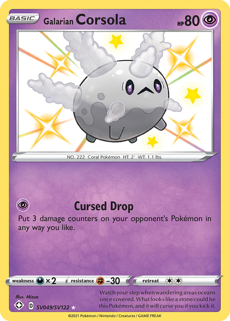 Shining Fates SV49/SV122 Galarian Corsola