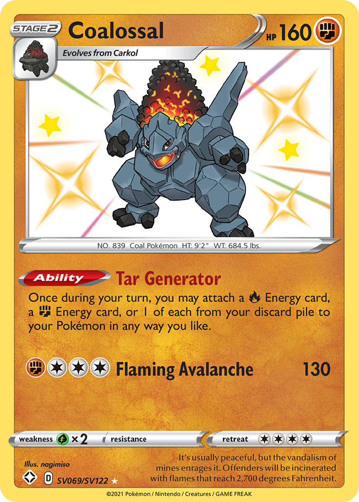 Shining Fates SV69/SV122 Coalossal