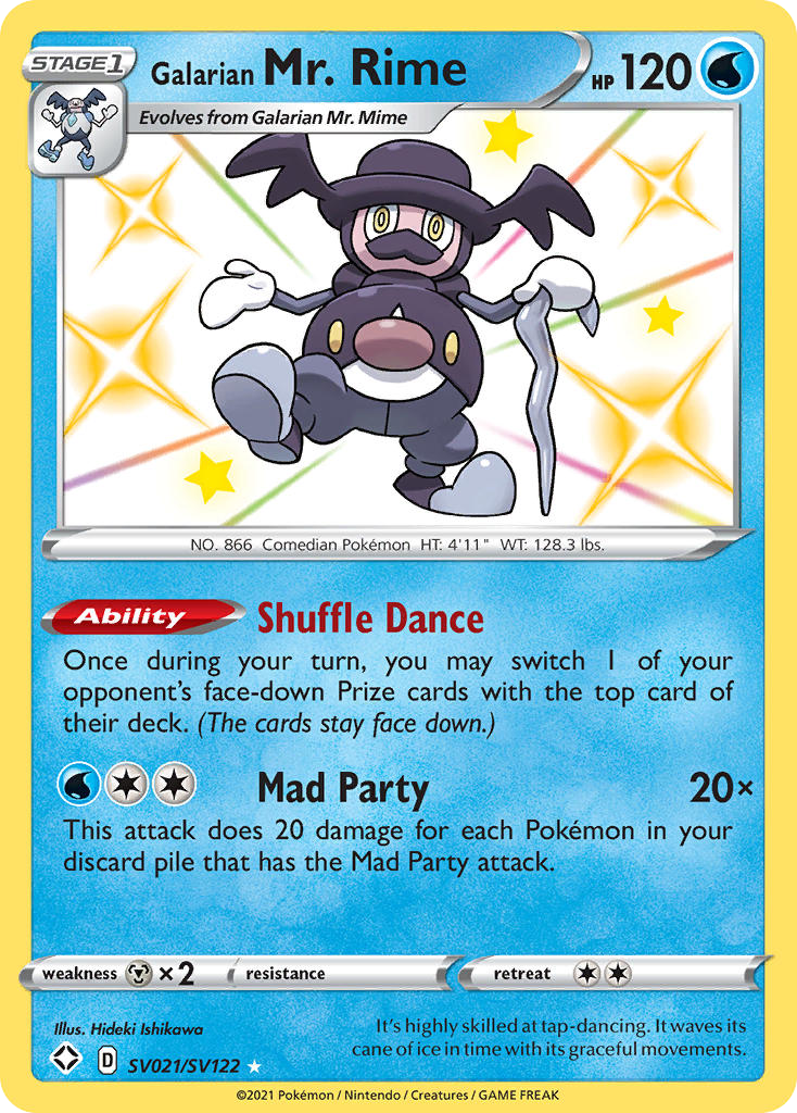 Shining Fates SV Galarian Mr. Rime SV21/SV122