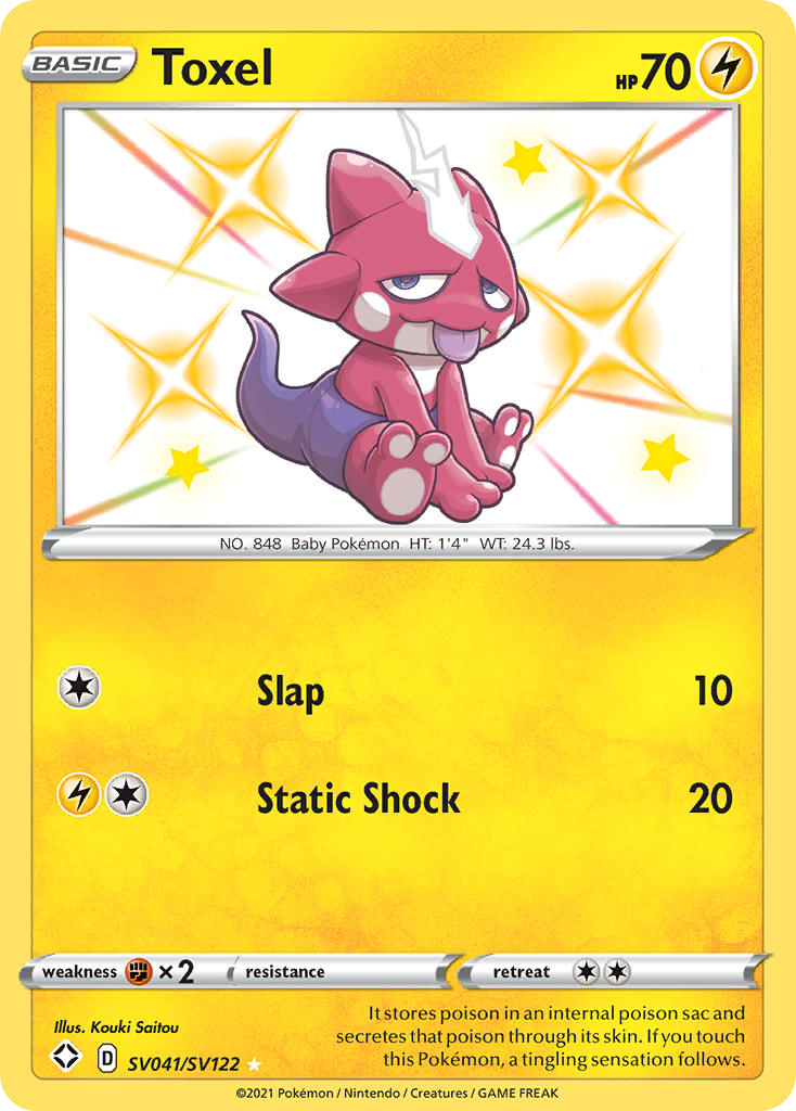 Shining Fates SV Toxel SV41/SV122