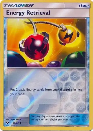 Shining Legends Energy Retrieval #59/73 reverse holo