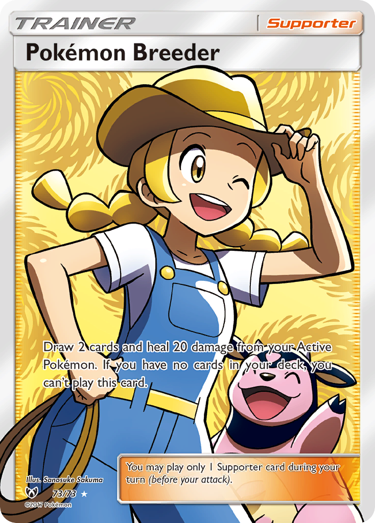 Shining Legends Pokémon Breeder #73/73