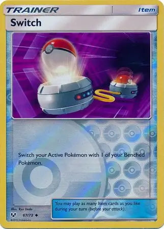 Shining Legends Switch #67/73 reverse holo