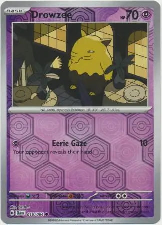Shrouded Fable Drowzee #16/64 reverse holo