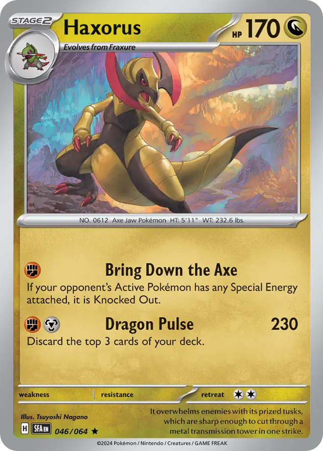 Shrouded Fable Holo Haxorus #46/64
