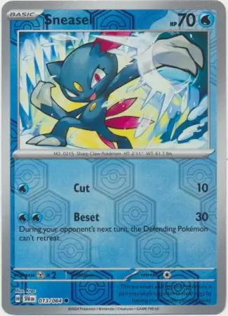 Shrouded Fable Sneasel #13/64 reverse holo