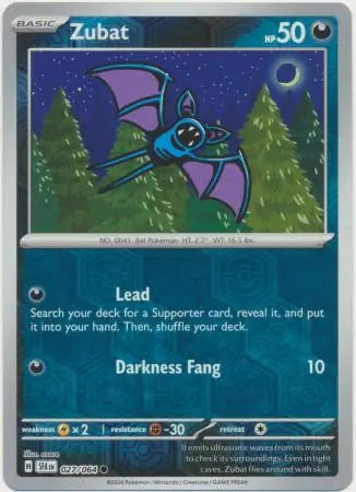 Shrouded Fable Zubat #27/64 reverse holo