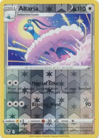Silver Tempest Altaria #143/195 reverse holo