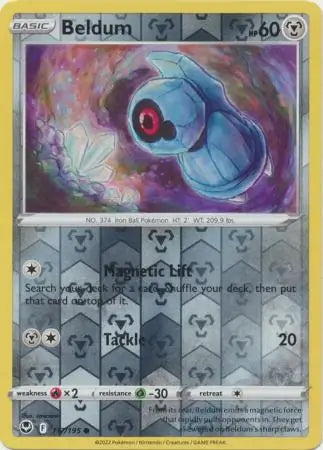 Silver Tempest Beldum #117/195 reverse holo