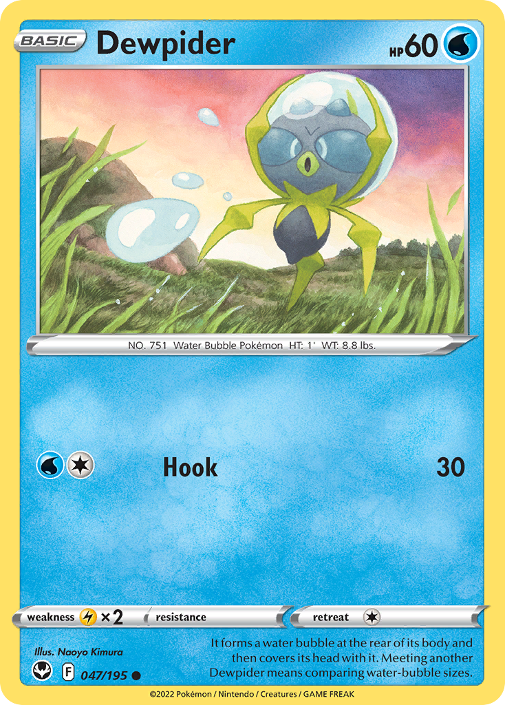 Silver Tempest Dewpider #47/195