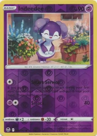 Silver Tempest Indeedee #86/195 reverse holo
