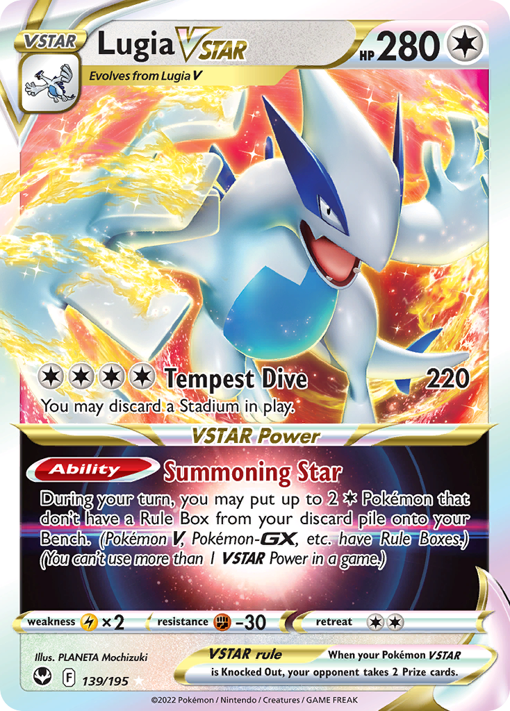 Silver Tempest Lugia VSTAR #139/195
