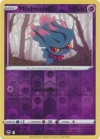 Silver Tempest Misdreavus #63/195 reverse holo