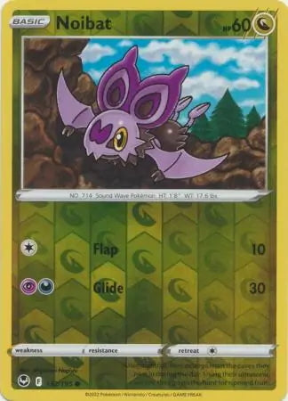 Silver Tempest Noibat #132/195 reverse holo