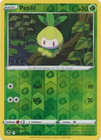 Silver Tempest Petilil #9/195 reverse holo