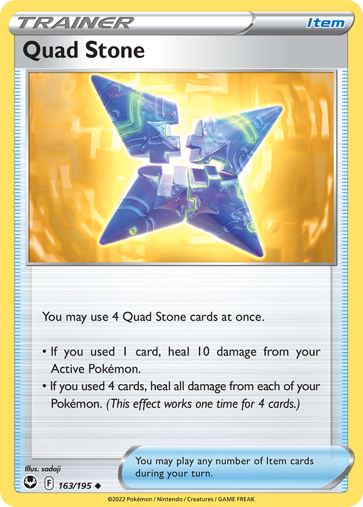 Silver Tempest Quad Stone #163/195