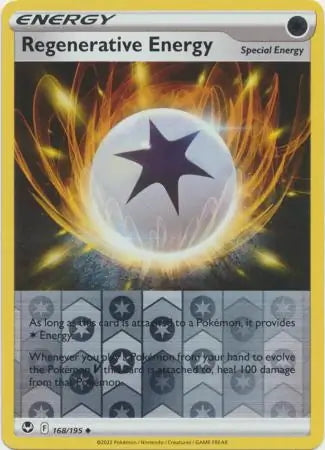 Silver Tempest Regenerative Energy #168/195 reverse holo