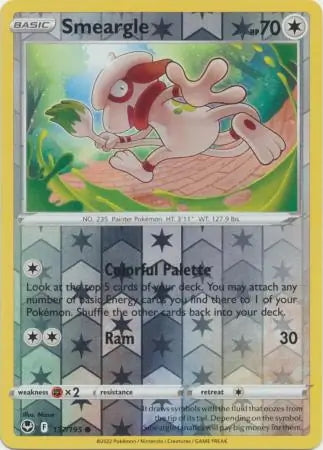 Silver Tempest Smeargle #137/195 reverse holo