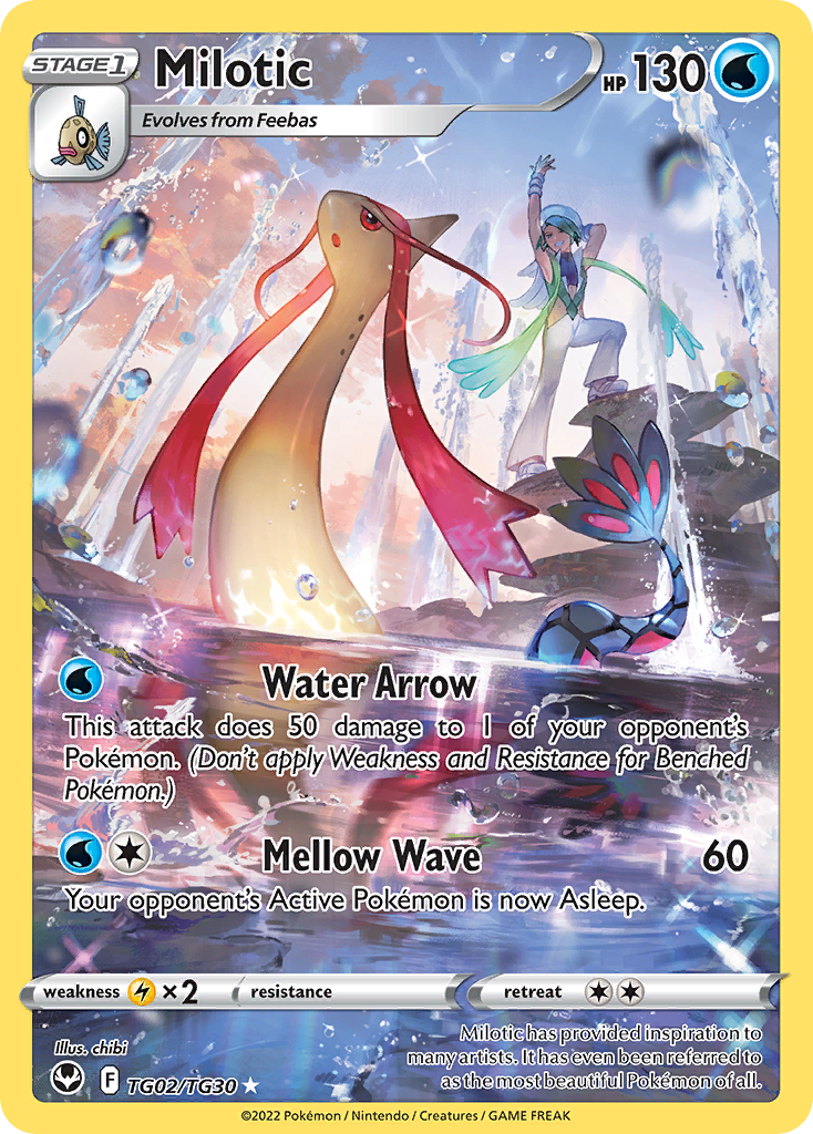 Silver Tempest Trainer Gallery Holo Milotic #TG2/30