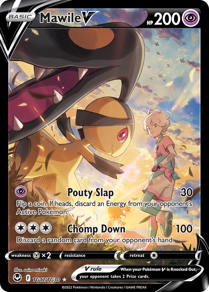 Silver Tempest Trainer Gallery Mawile V #TG17/30