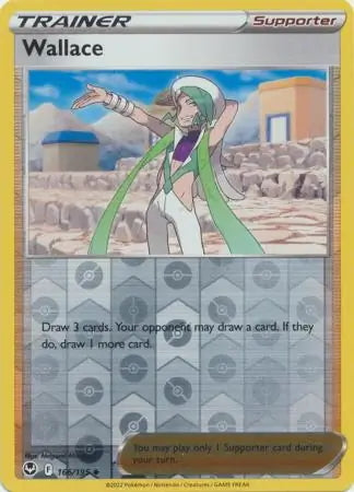Silver Tempest Wallace #166/195 reverse holo