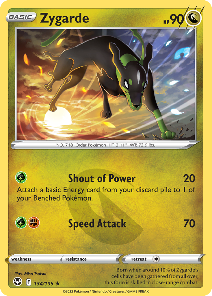 Silver Tempest Zygarde #134/195