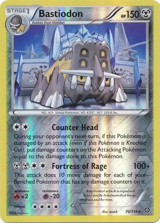 Steam Siege Bastiodon #70/114 reverse holo