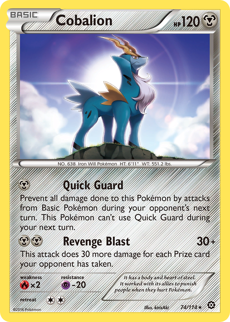 Steam Siege Cobalion #74/114