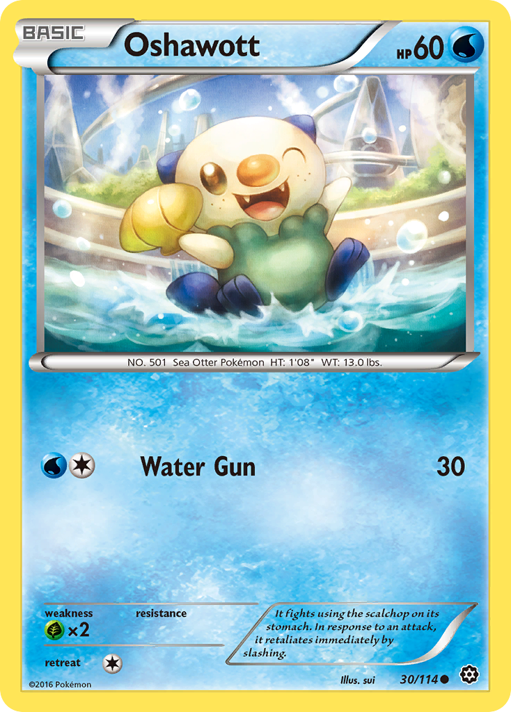 Steam Siege Oshawott #30/114