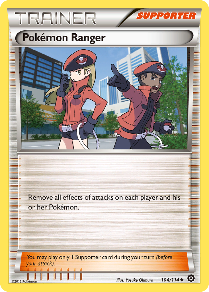 Steam Siege Pokémon Ranger #104/114