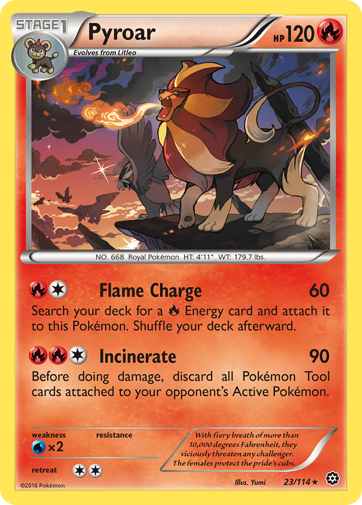 Steam Siege Pyroar #23/114