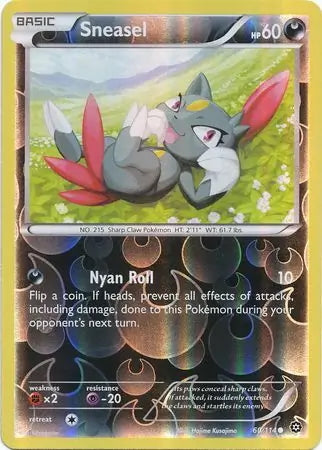 Steam Siege Sneasel #60/114 reverse holo