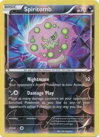 Steam Siege Spiritomb #62/114 reverse holo