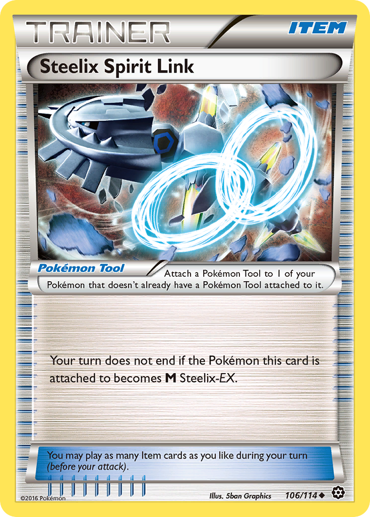 Steam Siege Steelix Spirit Link #106/114